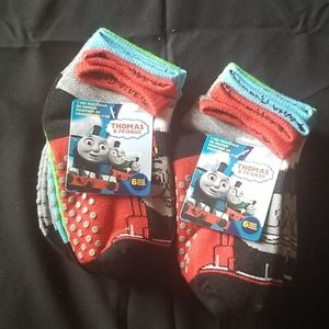 2 Sets of 6 Thomas & Friends Socks (12 pairs)
